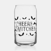 Chefs Hexen Fledermäuse und SternenHalloween Dosenglas (Vorderseite)