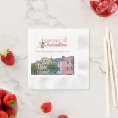 "Chefs to Charleston" Bach Party Napkins Serviette (Beispiel)
