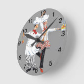 Chefs- wall clock runde wanduhr (Winkel)