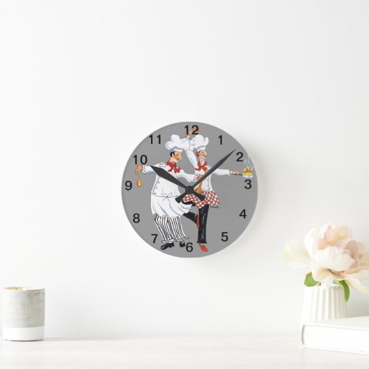 Chefs- wall clock runde wanduhr (Zuhause)