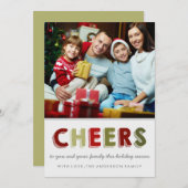 Chefs Weihnachtskarten | Ferienkarte Feiertagskarte (Vorne/Hinten)