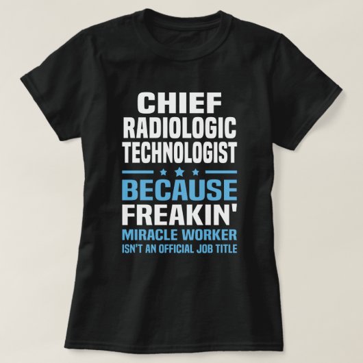Cheftechnologe T-Shirt (Design vorne)