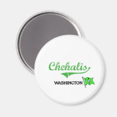 Chehalis Washington City Classic Magnet (Vorderseite/Rückseite)