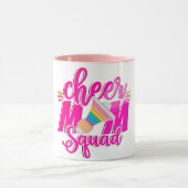 Cheke Squad Mama Regenbogen Kaffeemaschine Tasse (Zentrum)