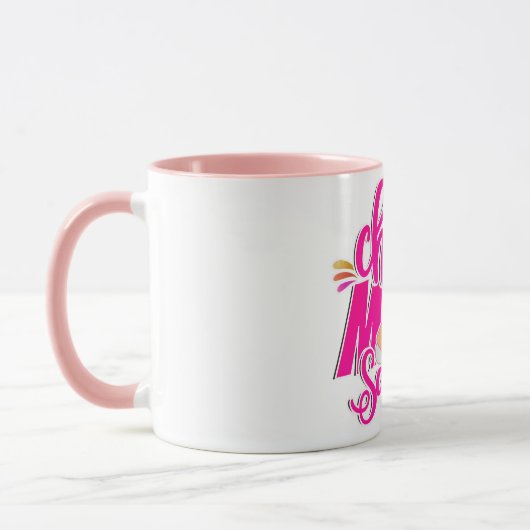 Cheke Squad Mama Regenbogen Kaffeemaschine Tasse (Links)