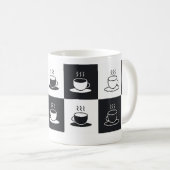 Chekered Pattern Tasse (VorderseiteRechts)