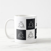 Chekered Pattern Tasse (Links)