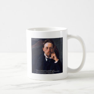 Chekhov "Liebe Normal Staat" Zitat Giebeln T-Shirt Kaffeetasse
