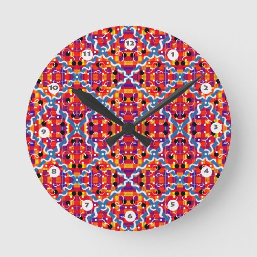 ChEkov Runde Wanduhr (Vorderseite)