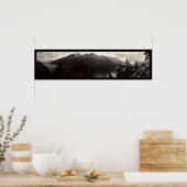 Chelan-See, WA Cascade Mountains Foto 1908 Poster (Küche)