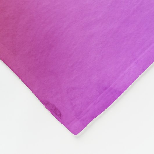 Chelead Watercolor Fleece Blanket (Ecke)