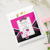 Cheleader Birthday Party Hot Pink, Black, White Geschenktütchen (Versiegelt)