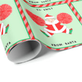 Cheleader Christmas Holiday Geschenk Geschenkpapier (Rolleneckpunkt)