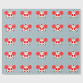 Cheleader Christmas Holiday Geschenk Geschenkpapier (Flach)