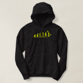 Cheleader Evolution Timeline Yellow Hoodie (Design vorne)