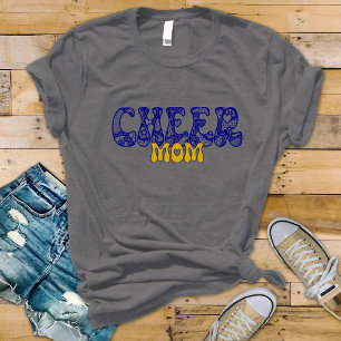 Cheleader/Poms Mama Shirt mit Spitzentechnik