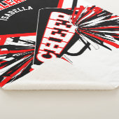 Cheleader 📣 - Schwarz, Weiß und Rot Sherpadecke (3/4)