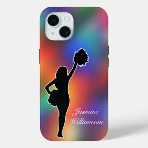Cheleader Silhouette Colorful personalisieren Case-Mate iPhone Hülle
