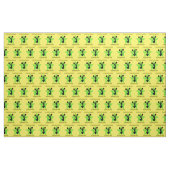 Cheleader Superstar Yellow / Green Fabric Stoff (Yard (91,4 cm))