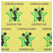 Cheleader Superstar Yellow / Green Fabric Stoff (Muster)