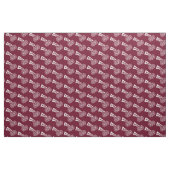 Cheleader Team School Colors White & Maroon Stoff (Fat Quarter (45,7 x 55,9 cm))