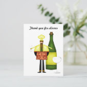 Chelf Vielen Dank für das Abendessen nach Karte (Stehend Vorderseite)