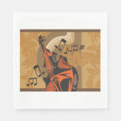 Chello Musikinstrument Papier Napkins Serviette (Vorderseite)