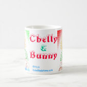 Chelly u. die Karikatur-Tasse des Häschens Kaffeetasse (Mittel)