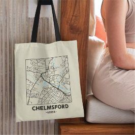 Chelmsford, Essex Stadtplan-Tasche Tragetasche