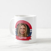 CHELSEA CLINTON 2016 KAFFEETASSE (Vorderseite Links)