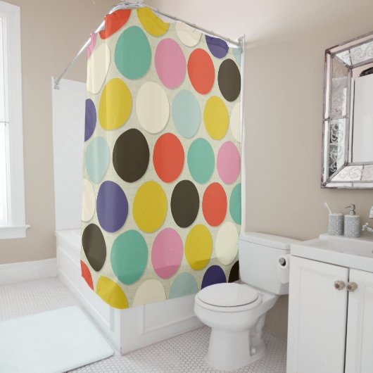 Chelsea-Creme Duschvorhang (Beispiel)