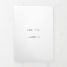 Chelsea Dusty Pink Moderne Hochzeit