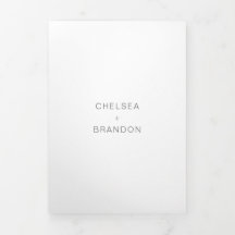 Chelsea Gray Moderne Hochzeit