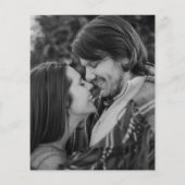 Chelsea Gray Moderne Hochzeitseinladung (Rückseite)