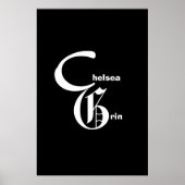 Chelsea Grinsen-Logo-Poster Poster (Vorne)