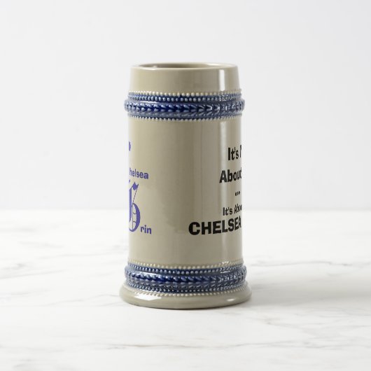 Chelsea-Grinsen-Tasse Bierglas (Mittel)