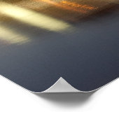 Chelsea Harbour bei Sonnenuntergang Poster (Ecke)