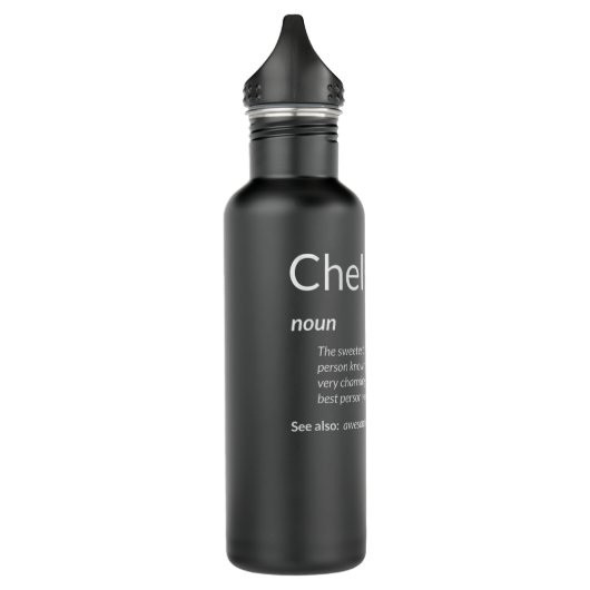 Chelsea ist eine freundliche Funny Name Definition Edelstahlflasche (Links)