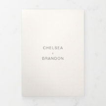 Chelsea Ivory Moderne Hochzeit