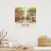 Chelsea Manhattan Poster (Küche)