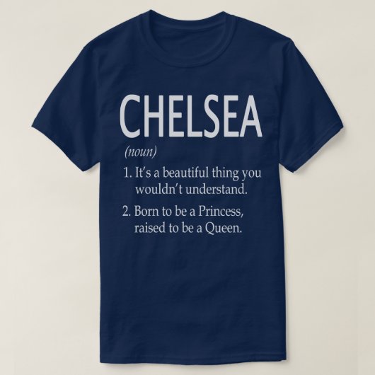 Chelsea Name Geschenk 23 T-Shirt (Design vorne)