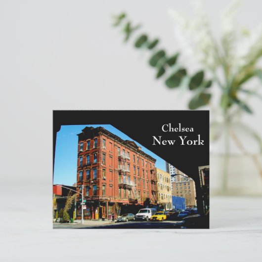 Chelsea NYC Postkarte (Stehend Vorderseite)