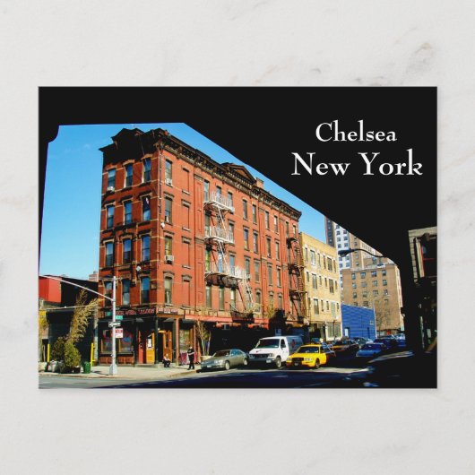 Chelsea NYC Postkarte (Vorderseite)