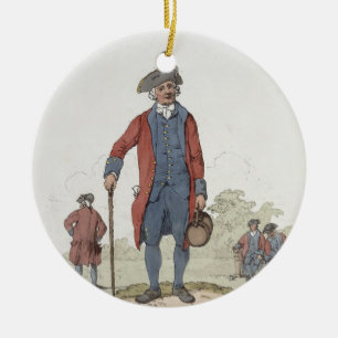 Chelsea-Pensionär, 'vom Kostüm von Great Britain Keramik Ornament