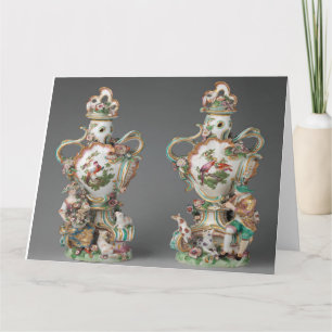 Chelsea Porcelain Twin Vase Karte