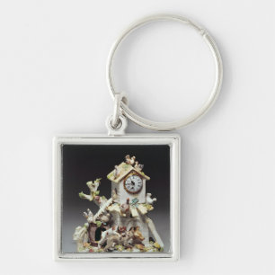 Chelsea-Porzellanhof-Uhrkasten Schlüsselanhänger