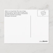 Chelsea Postkarte (Rückseite)