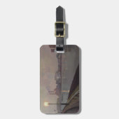 Chelsea-Power-Station bis zum Nacht Gepäckanhänger (Vorderseite vertikal)