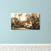 Chelsea-Rentner erhalten Ankündigung von Gazette Leinwanddruck (Insitu (Holzboden))