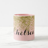 Chelsea Rose Quartz Glam Zweifarbige Tasse (Mittel)